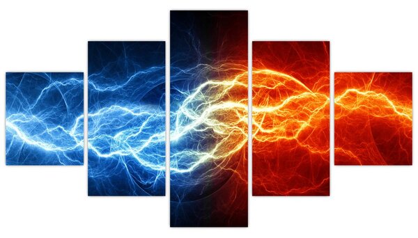 Obraz elektrického napětí (125x70 cm)