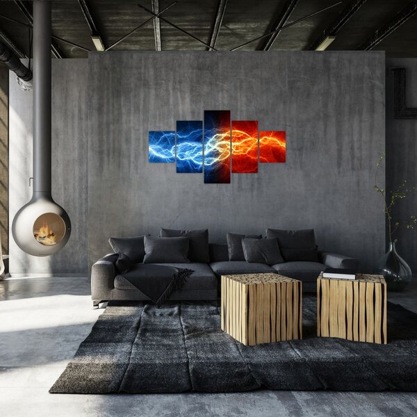 Obraz elektrického napětí (125x70 cm)