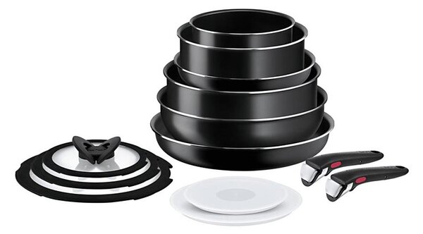 Tefal - Sada nádobí 13 ks INGENIO EASY COOK & CLEAN BLACK