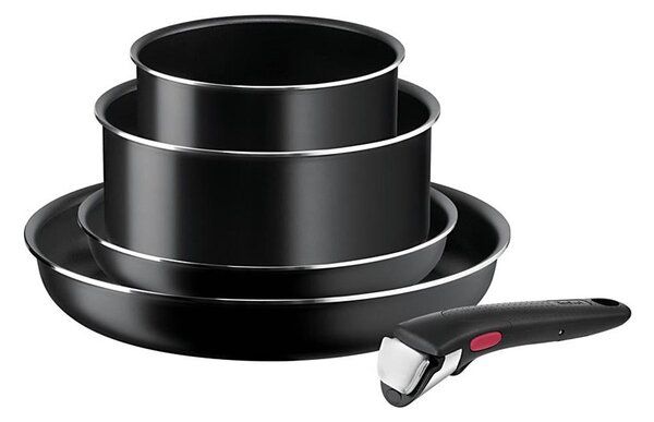 Tefal - Sada nádobí 5 ks INGENIO EASY COOK & CLEAN BLACK