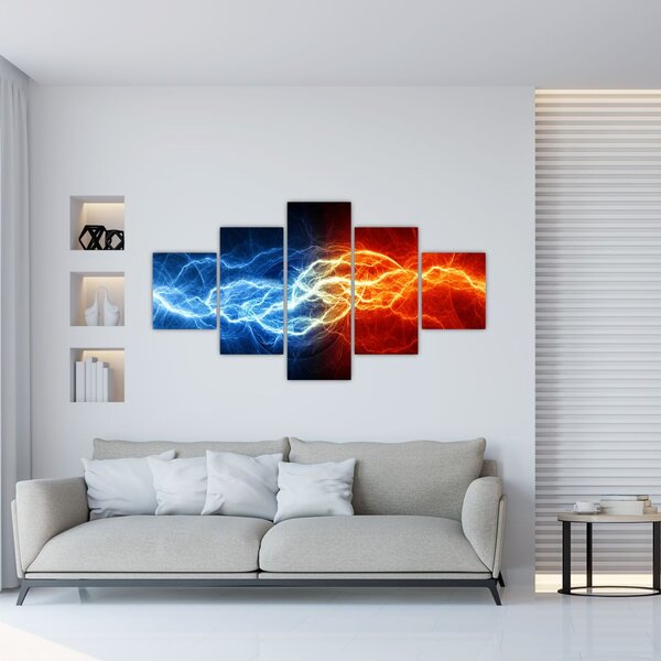 Obraz elektrického napětí (125x70 cm)