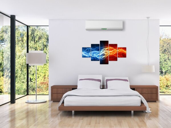 Obraz elektrického napětí (125x70 cm)