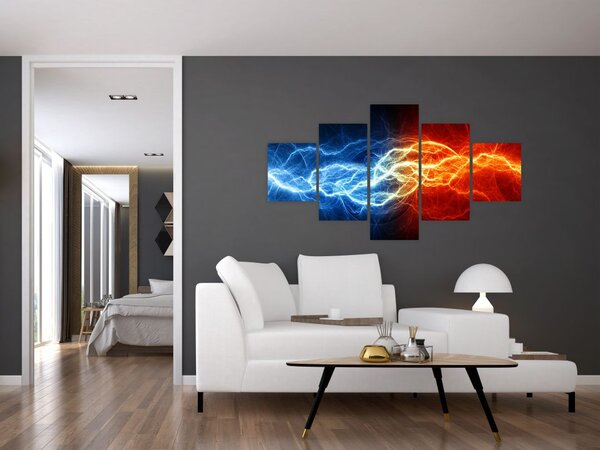 Obraz elektrického napětí (125x70 cm)