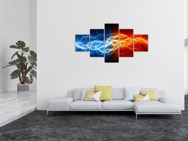 Obraz elektrického napětí (125x70 cm)