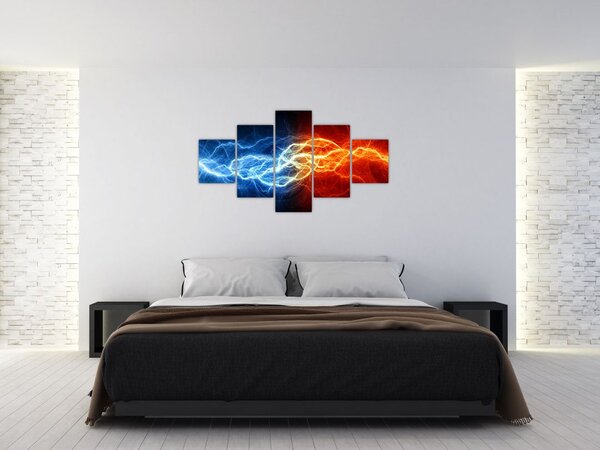 Obraz elektrického napětí (125x70 cm)