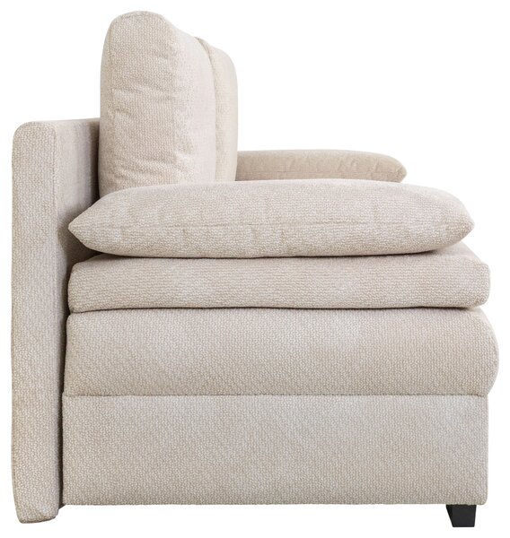 ROZKLÁDACÍ POHOVKA, textil, béžová Carryhome - Rozkládací sedačky