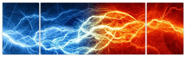 Obraz elektrického napětí (170x50 cm)