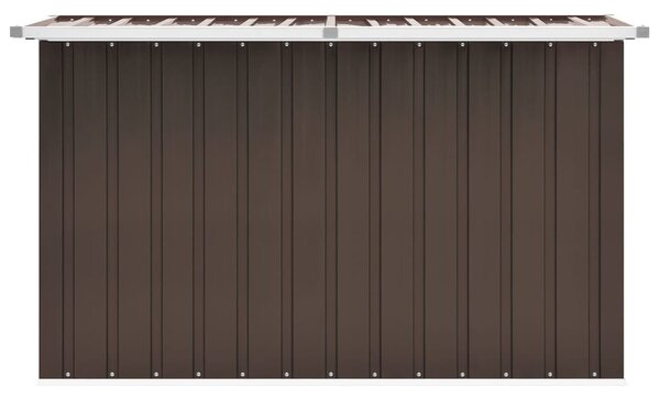 Zahradní úložný box hnědý 149 x 99 x 93 cm