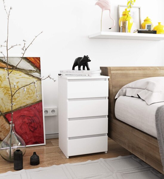 Ak furniture Komoda CL4 40 cm bílá