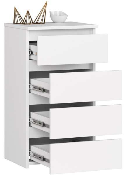Ak furniture Komoda CL4 40 cm bílá
