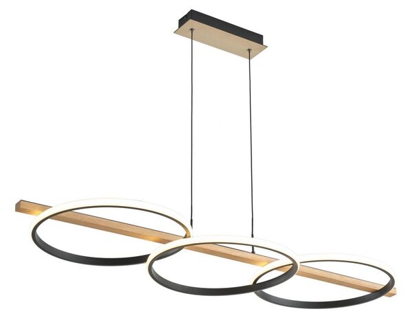 Zuma Line MD3913-3-3BWLT - LED Lustr na lanku ALMERIA LED/35W/230V