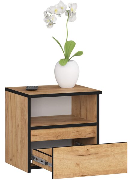 Ak furniture Noční stolek CL1 40 cm dub craft