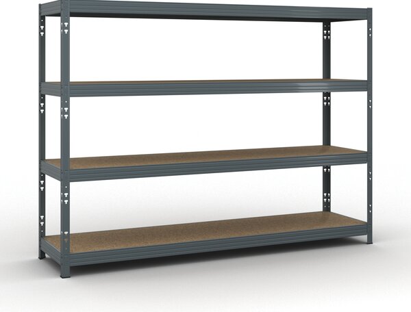 Policový regál 1853 x 2400 x 600 mm, nosnost 450kg