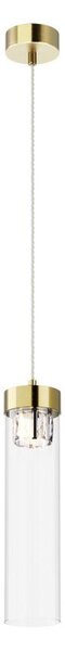 Zuma Line P0389-01D-0FD2 - Lustr na lanku GEM 1xG9/28W/230V mosaz