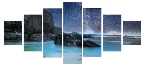 Obraz pláže (210x100 cm)