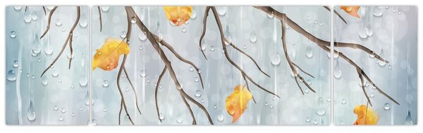 Obraz - Deštivý podzim (170x50 cm)