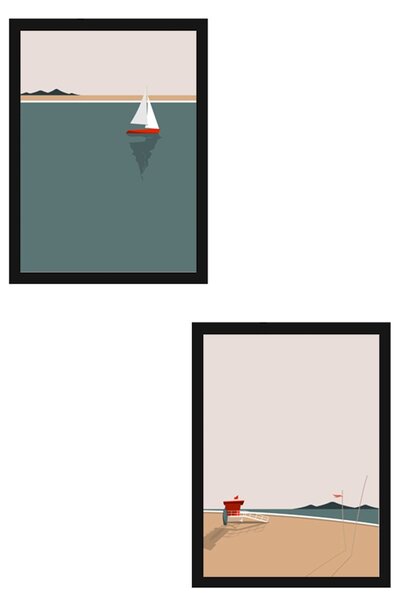 Obraz 50 x 35 cm Hulla 2 (vícebarevné) (2 kusy)