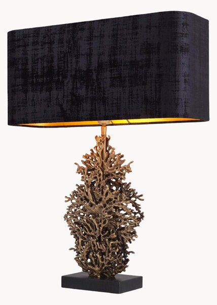 Stolní lampa na mramorové podstavě Corallo