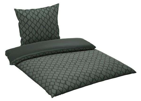 OBOUSTRANNÉ POVLEČENÍ, satén, zelená, 155/220 cm Dieter Knoll - Online Only povlečení, Online Only