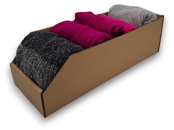 KARTON PAK Úložné boxy na oblečení, organizéry do skříně EKO KARTON 20 x 54 cm