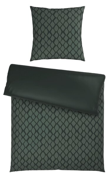 OBOUSTRANNÉ POVLEČENÍ, satén, zelená, 155/220 cm Dieter Knoll - Online Only povlečení, Online Only