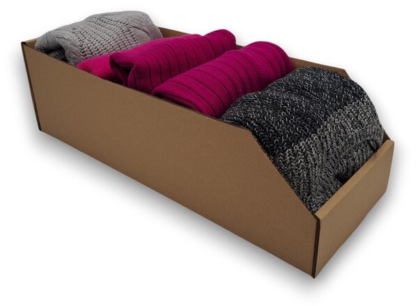 KARTON PAK Úložné boxy na oblečení, organizéry do skříně EKO KARTON 20 x 54 cm