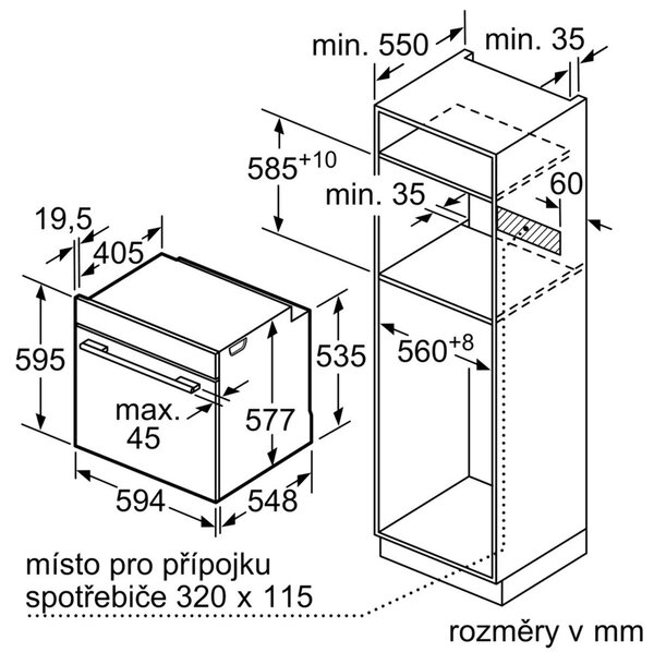 Siemens HS758G3B1 Vestavná parní trouba