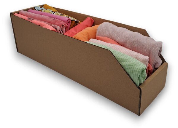 KARTON PAK Úložné boxy na oblečení, organizéry do skříně EKO KARTON 15x54cm