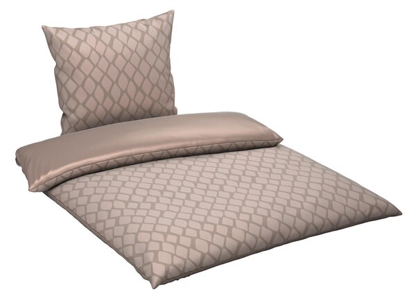 OBOUSTRANNÉ POVLEČENÍ, satén, béžová, 155/220 cm Dieter Knoll - Online Only povlečení, Online Only