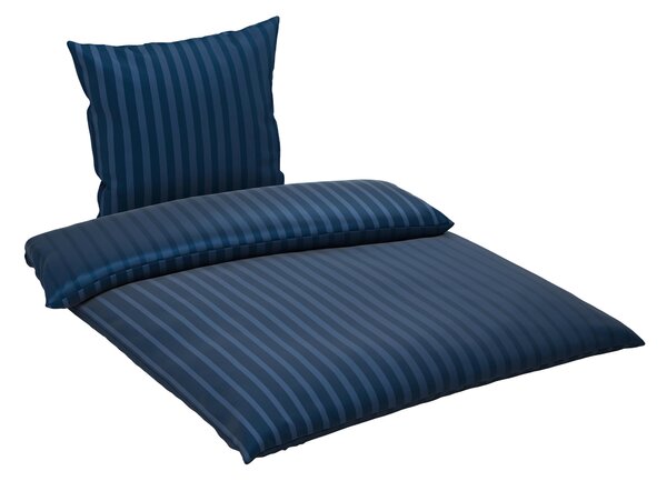 POVLEČENÍ, satén, tmavě modrá, 135/200 cm Dieter Knoll - Online Only povlečení, Online Only