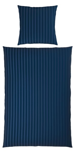 POVLEČENÍ, satén, tmavě modrá, 135/200 cm Dieter Knoll - Online Only povlečení, Online Only