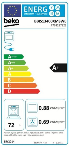 Beko BBIS13400XMSWE Vestavná trouba