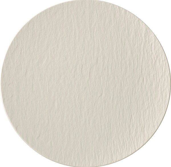 MĚLKÝ TALÍŘ Manufacture Rock blanc 25 cm Villeroy & Boch - Jídelní talíře