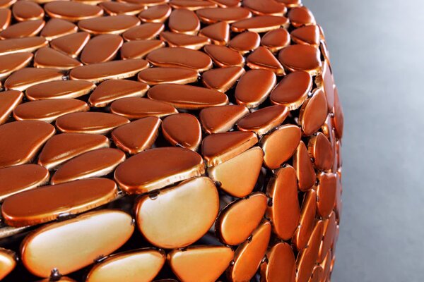 Konferenční stolek STONE MOSAIC 72 CM měděný Nábytek | Obývací pokoj | Konferenční stolky | Kulaté