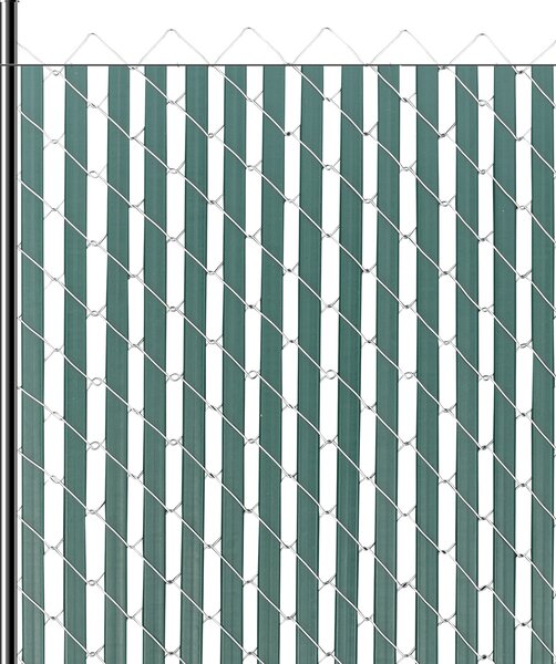Lamely VEVOR pro ochranu soukromí 1130 mm, dvoustěnné svislé lamely se spodním zajištěním pro ploty z drátěného pletiva, lamely z HDPE drátěného pletiva s vysokou hustotou, ideální pro zahradu, farmu, sportoviště (zelené)