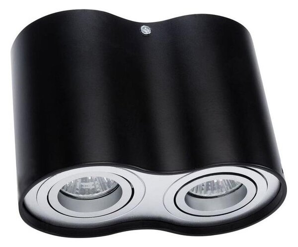 Bodové svítidlo TUBA 2xGU10/50W/230V černá