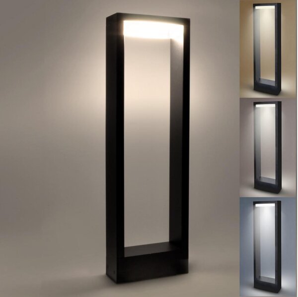 Brilagi - LED Venkovní lampa RAGUSA LED/7W/230V 3000/4000/6000K černá IP54 50 cm