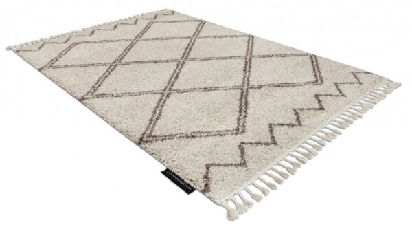 Koberec BERBER ASILA B5970 krém / hnědý Fredzle berber marokánský