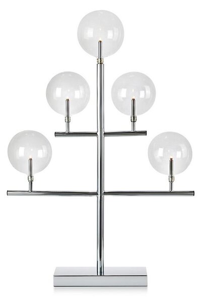 Markslöjd 704820 - Vánoční svícen MAESTRO 5xE5/0,8W/230/12V chrom