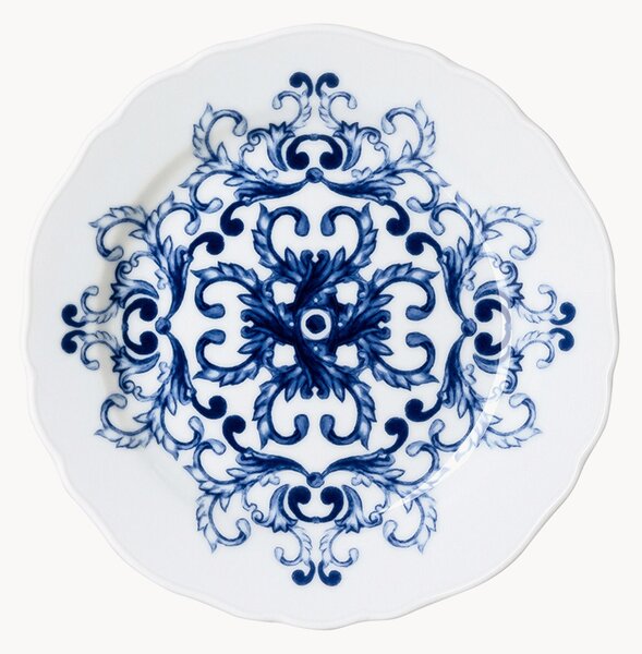 Sada dezertních talířů z porcelánu True Blue, 6 dílů