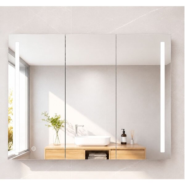 EBS Mars Galerka 120x70 cm s LED osvětlením a zvětšovacím zrcátkem MARSG120