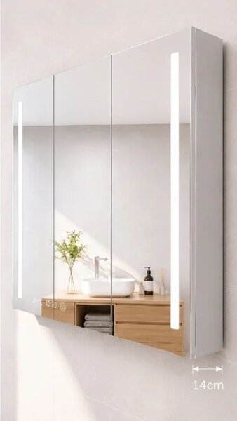 EBS Mars Galerka 120x70 cm s LED osvětlením a zvětšovacím zrcátkem MARSG120
