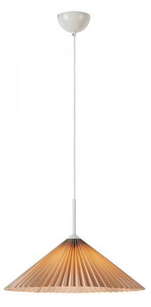 Markslöjd 108710 - Lustr na lanku PLISADO 1xE27/40W/230V pr. 50 cm béžová
