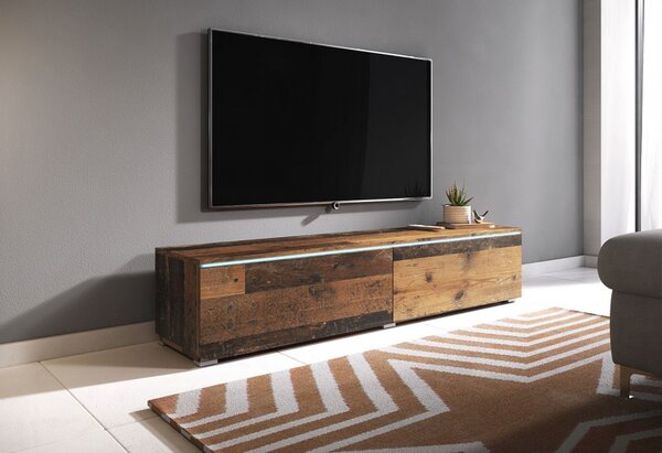 TV stolek Dlone 140, Barva: černý grafit, Osvětlení: bez osvětlení 5903211316715