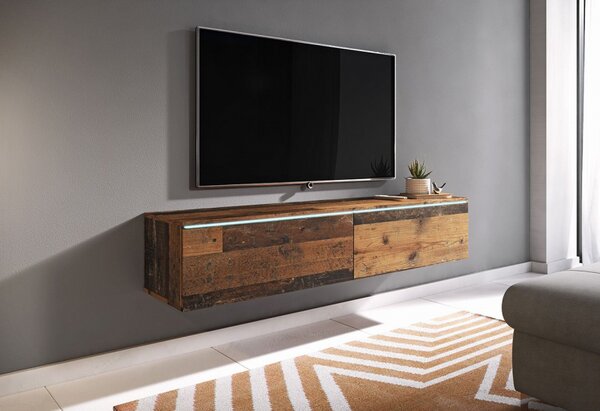 TV stolek Dlone 140, Barva: černý grafit, Osvětlení: bez osvětlení 5903211316715