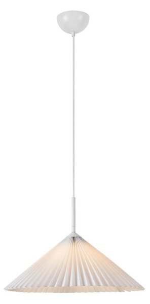 Markslöjd 108711 - Lustr na lanku PLISADO 1xE27/40W/230V pr. 50 cm bílá