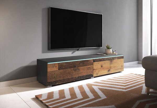 TV stolek Dlone 140, Barva: černý grafit, Osvětlení: bez osvětlení 5903211316715