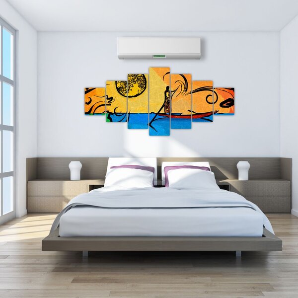 Obraz starověké malby (210x100 cm)