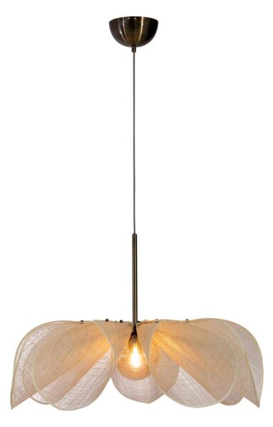 Markslöjd 108661 - Lustr na lanku STYRKA 1xE27/40W/230V pr. 75 cm béžová