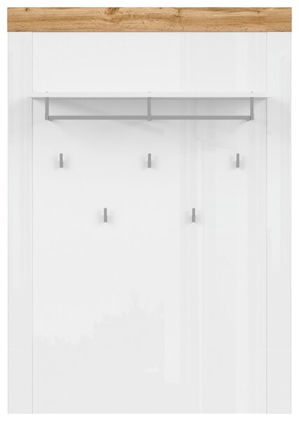 ŠATNÍ PANEL, bílá, dub wotan, 92,5/132/24,5 cm Carryhome - Šatní panely